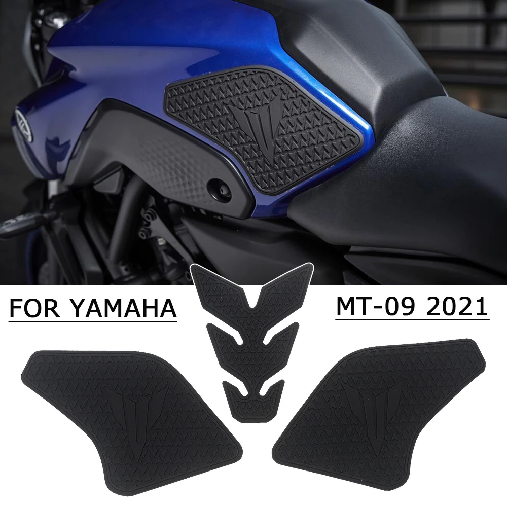 

Мотоциклетная Нескользящая наклейка на бак для наклейки YAMAHA MT07 MT 07 боковая накладка на топливный бак Защитная Наклейка на коленный захват 2021