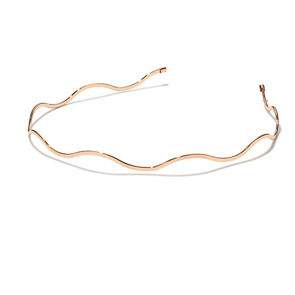 1pcs New Fashion Women Gold Color Metal Wave Bending Hairbands Geometric Thin Headbands Elegant Headdress For Daily Party
1pcs New Fashion Women Gold Color Metal Wave Bending Hairbands Geometric Thin Headbands Elegant Headdress For Daily Party