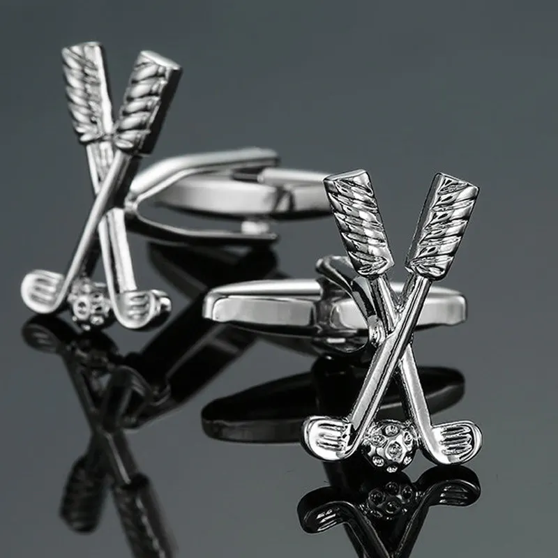 Stainless steel cufflinks brand new fashion jewelry Golf Cufflinks men's wedding shirt suit pin badge button gift
Stainless steel cufflinks brand new fashion jewelry Golf Cufflinks men's wedding shirt suit pin badge button gift