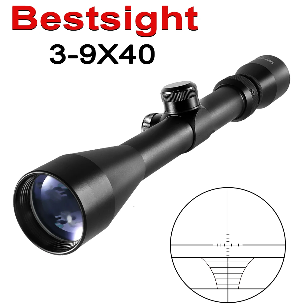 Bestsight 3-9X40 Optic Scope Red Green Rangefinder Illuminated Optical Sniper Rifle Scope Hunting Scopes Riflescope
Bestsight 3-9X40 Optic Scope Red Green Rangefinder Illuminated Optical Sniper Rifle Scope Hunting Scopes Riflescope