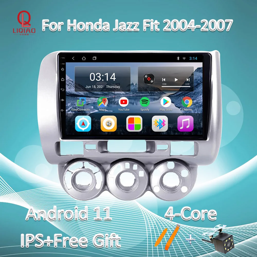 WIFI 2GB+32GB Car Radio Autoradio Tape Recorder For Honda Jazz Fit 2004-2007 Multimedia Video Player Navigation GPS Android 11
WIFI 2GB+32GB Car Radio Autoradio Tape Recorder For Honda Jazz Fit 2004-2007 Multimedia Video Player Navigation GPS Android 11