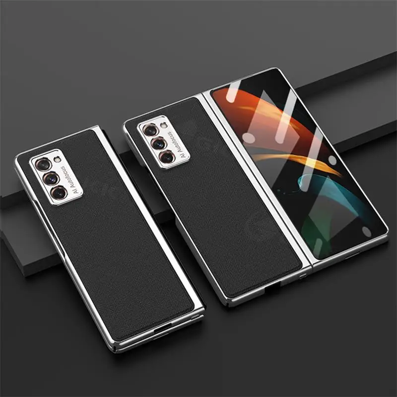 Чехол из закаленного стекла GKK для Samsung Galaxy Z Fold 2, роскошный чехол из углеродного волокна для Samsung Z Fold 2
Чехол из закаленного стекла GKK для Samsung Galaxy Z Fold 2, роскошный чехол из углеродного волокна для Samsung Z Fold 2