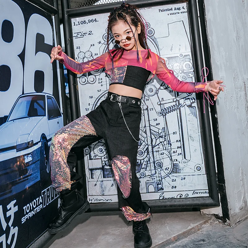 Новинка, детская спортивная куртка в стиле джаз танец костюмы красного и розового цвета Топы с длинными рукавами Блестящий костюм с пайетка... 
Новинка, детская спортивная куртка в стиле джаз танец костюмы красного и розового цвета Топы с длинными рукавами Блестящий костюм с пайетка...