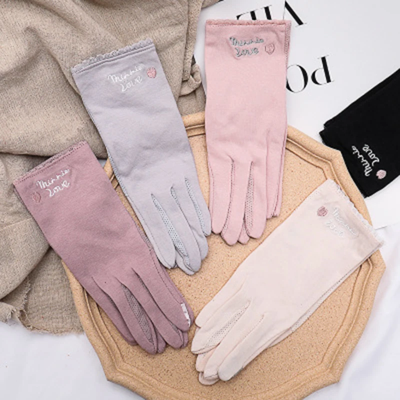 2021 New Arrivals Women's Fashion Cotton Gloves Sun Protection Summer Mittens Touch Screen Glove SL3001
2021 New Arrivals Women's Fashion Cotton Gloves Sun Protection Summer Mittens Touch Screen Glove SL3001