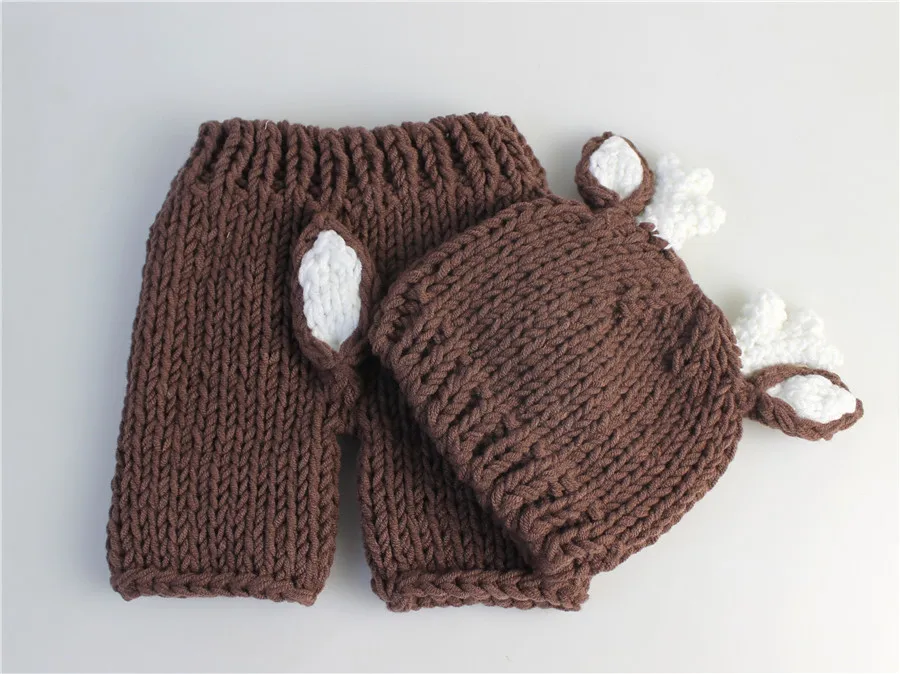Newborn Baby Photography Props Knitted Deer Baby Clothes Shooting Accessories Infant Boys Girls Costume Crocheted Handmade Outfi
Newborn Baby Photography Props Knitted Deer Baby Clothes Shooting Accessories Infant Boys Girls Costume Crocheted Handmade Outfi