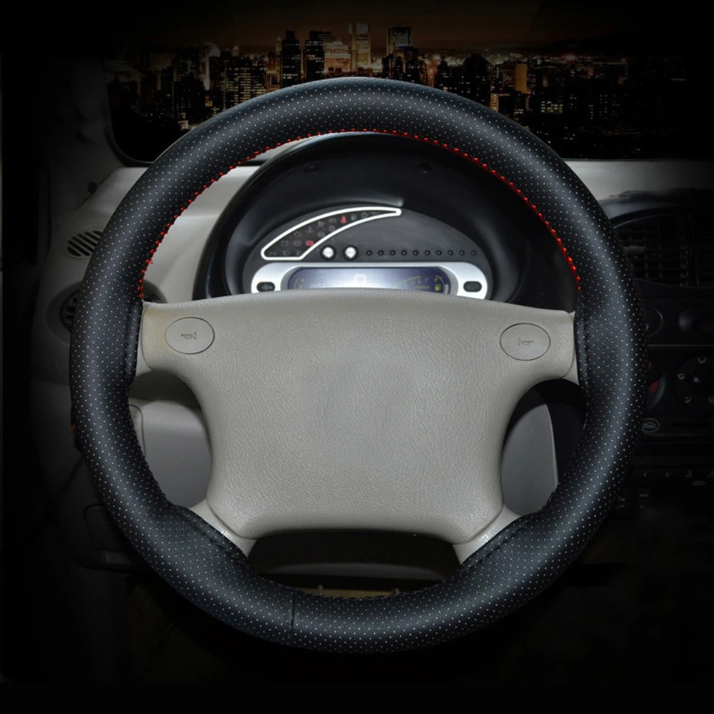 Universal Micro Fiber Leather Steering Wheel Covers Braid Car Steering-wheel With Needles And Thread Auto Interior Accessories
Universal Micro Fiber Leather Steering Wheel Covers Braid Car Steering-wheel With Needles And Thread Auto Interior Accessories