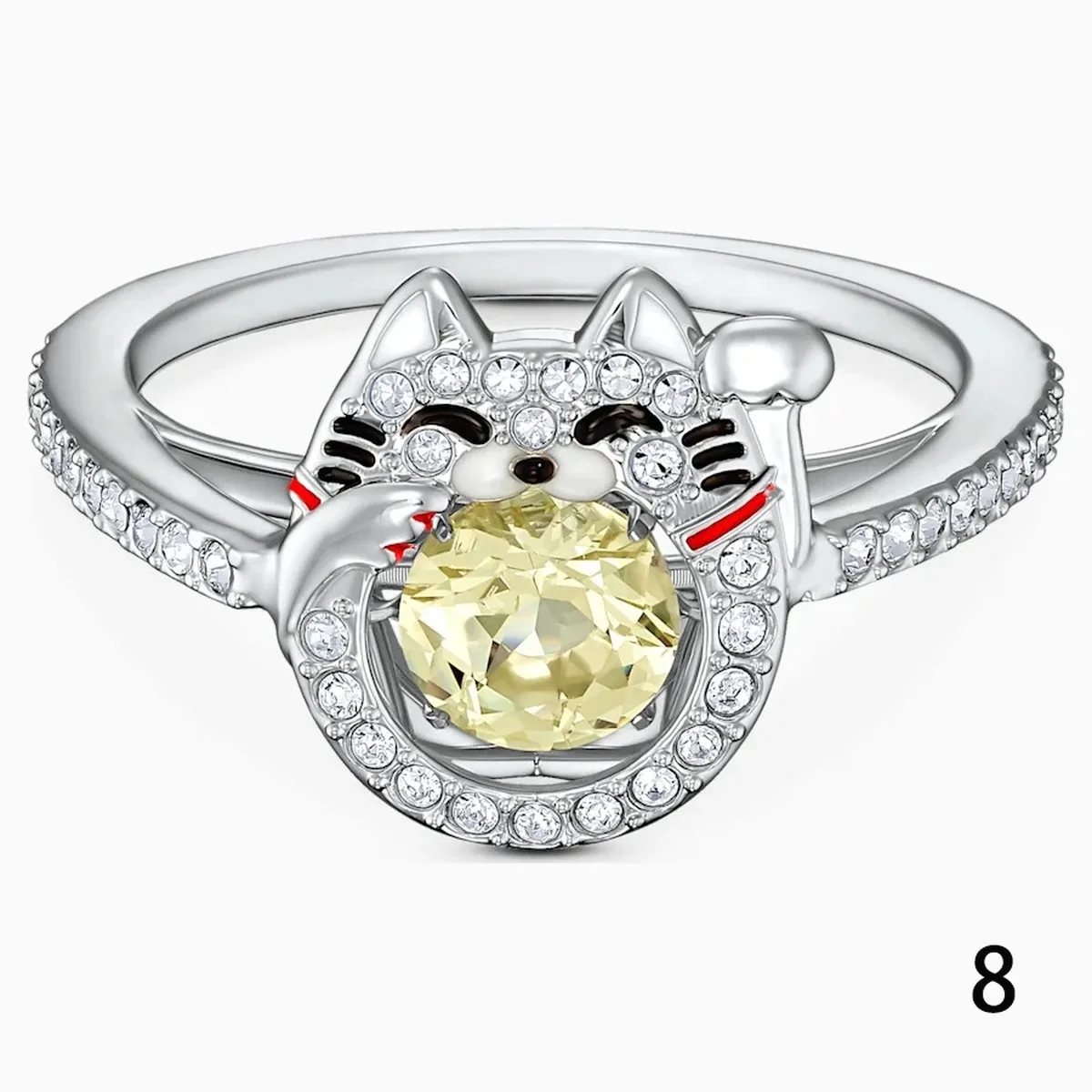 SWA 1:1 2020 NEW Fashion Jewelry Original High-Quality Charm Exquisite Flashing Lucky Cat Emotional Crystal Ladies Necklace
SWA 1:1 2020 NEW Fashion Jewelry Original High-Quality Charm Exquisite Flashing Lucky Cat Emotional Crystal Ladies Necklace