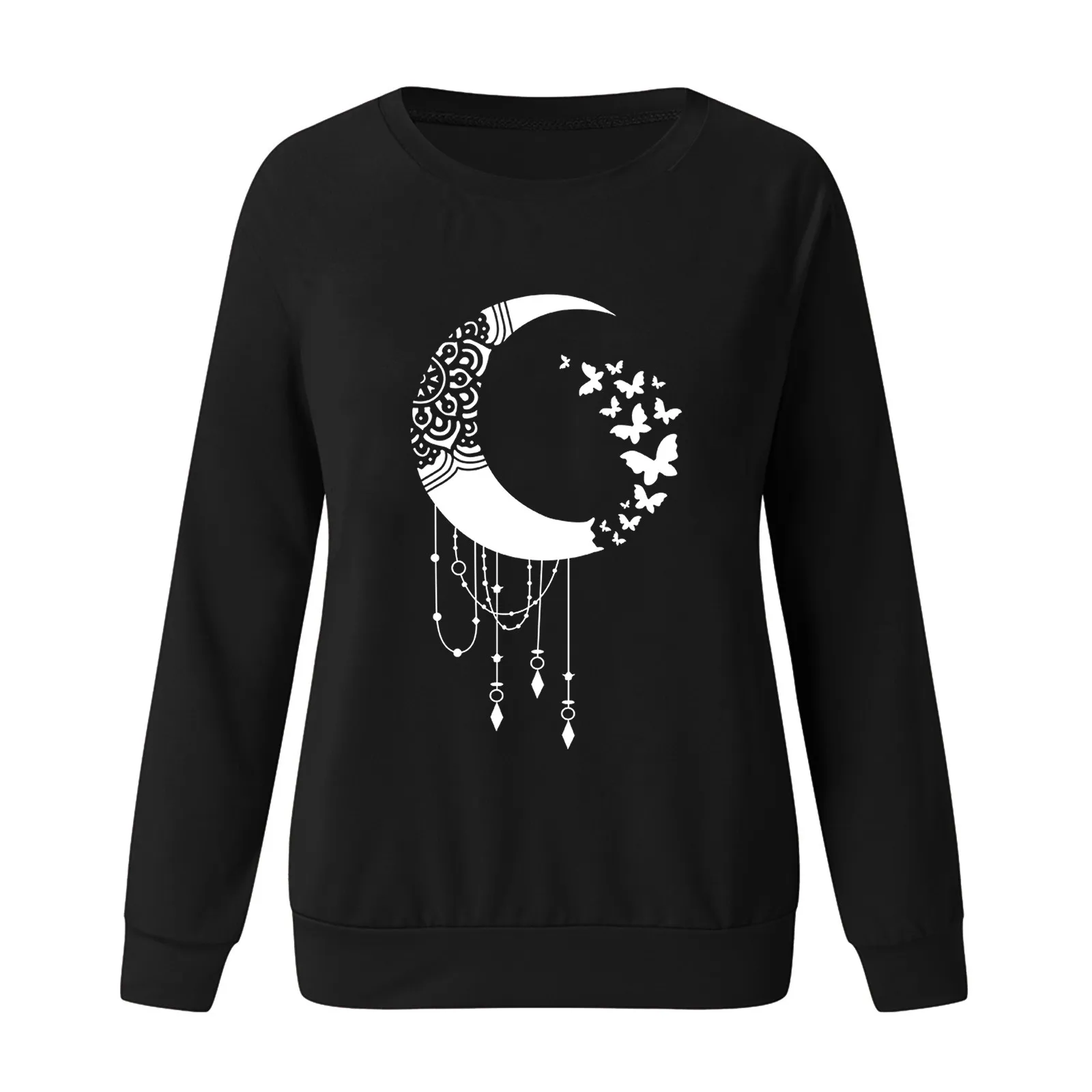 Women Sweatshirt Ladies Fashion Autumn Moon Print Long-sleeved Sweatshirt Casual Warm Blouse Tops Pullover Sudadera Mujer D716#
Women Sweatshirt Ladies Fashion Autumn Moon Print Long-sleeved Sweatshirt Casual Warm Blouse Tops Pullover Sudadera Mujer D716#