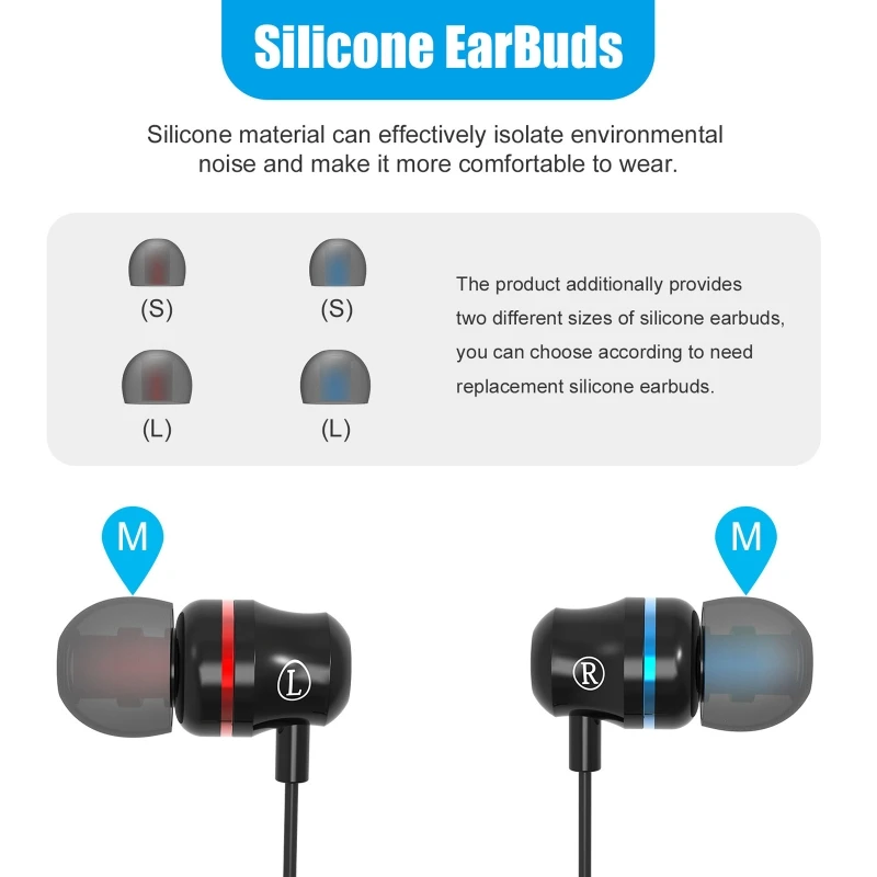 Noise Reduction VR Game In-ear Earbuds Wired Earphones Left Right Separation for -Oculus Quest 2 VR Headset Accessories
Noise Reduction VR Game In-ear Earbuds Wired Earphones Left Right Separation for -Oculus Quest 2 VR Headset Accessories