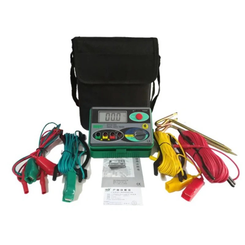 DUOYI DY4100 Digital Resistance Tester Earth Ground Meter Multimeter With Higher Accuracy Power Systems Inspection Tool
DUOYI DY4100 Digital Resistance Tester Earth Ground Meter Multimeter With Higher Accuracy Power Systems Inspection Tool