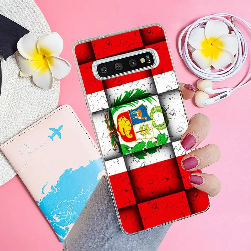 Peru Flag Coat Of Arms Phone Case Transparent for Samsung A71 S9 10 20 HUAWEI p30 40 honor 10i 8x xiaomi note 8 Pro 10t 11
Peru Flag Coat Of Arms Phone Case Transparent for Samsung A71 S9 10 20 HUAWEI p30 40 honor 10i 8x xiaomi note 8 Pro 10t 11