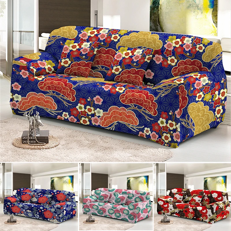 Japanese Style Printing Slipcover Removable Elastic All-cover Sofa Cover Stretch Couch Covers 1/2/3/4 Seat Pillowcase Available 
Japanese Style Printing Slipcover Removable Elastic All-cover Sofa Cover Stretch Couch Covers 1/2/3/4 Seat Pillowcase Available