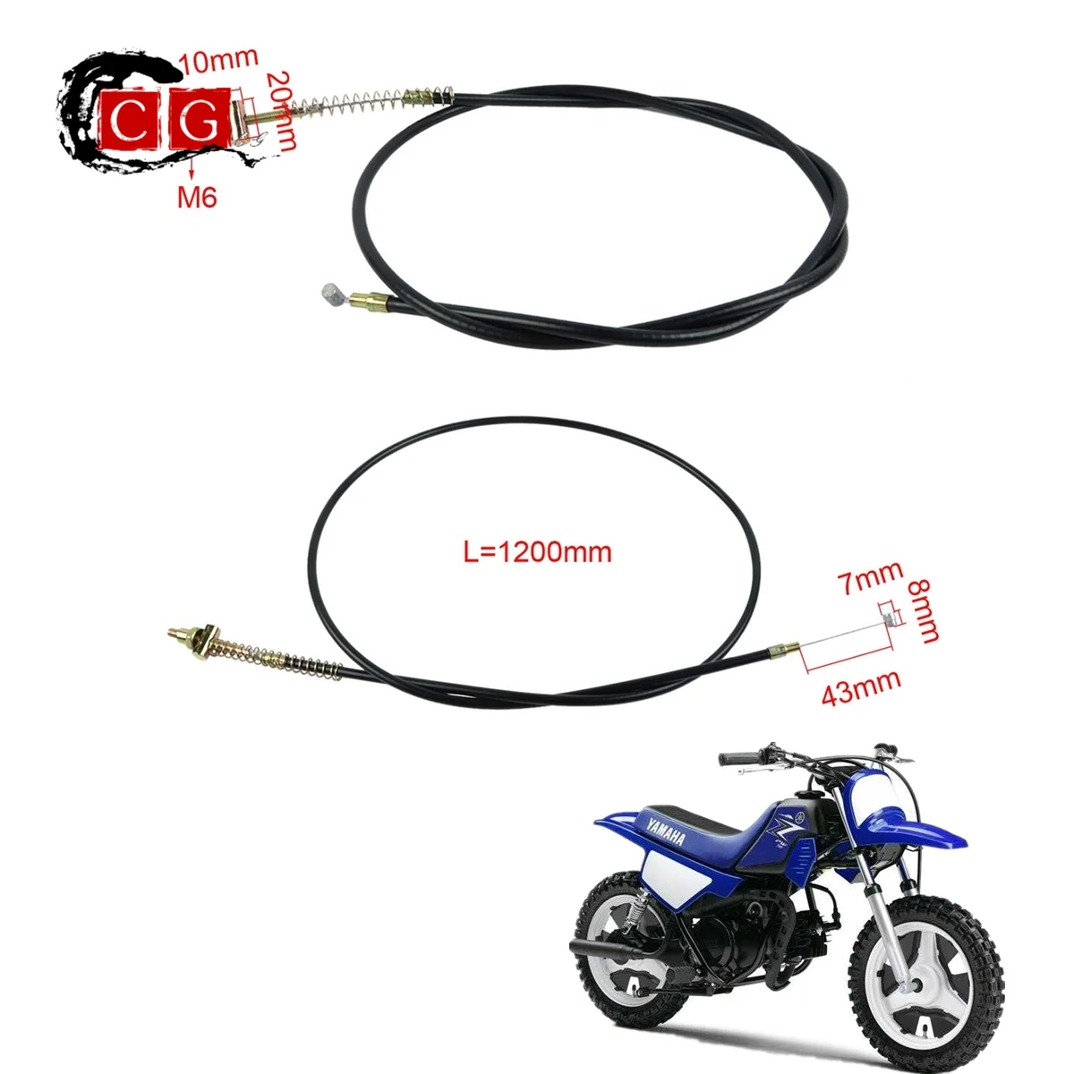 Трос тормоза для мотоцикла и велосипеда, 120 см
Трос тормоза для мотоцикла и велосипеда, 120 см