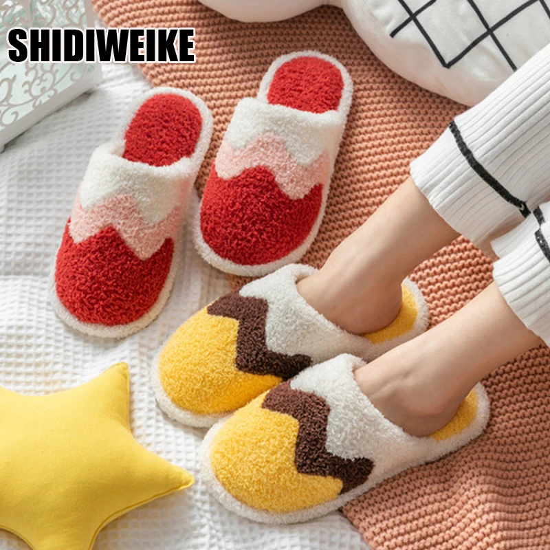 Women Indoor Slippers Warm Plush Home Slipper Autumn Winter Shoes Woman House Flat Floor Soft Slient Slides for Bedroom vc1809
Women Indoor Slippers Warm Plush Home Slipper Autumn Winter Shoes Woman House Flat Floor Soft Slient Slides for Bedroom vc1809