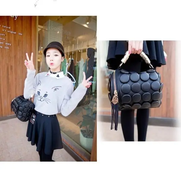 Fashion Women Messenger Bag PU Leather Handbag Multifunctional Cylinder Shoulder Bags with Tassel C44
Fashion Women Messenger Bag PU Leather Handbag Multifunctional Cylinder Shoulder Bags with Tassel C44