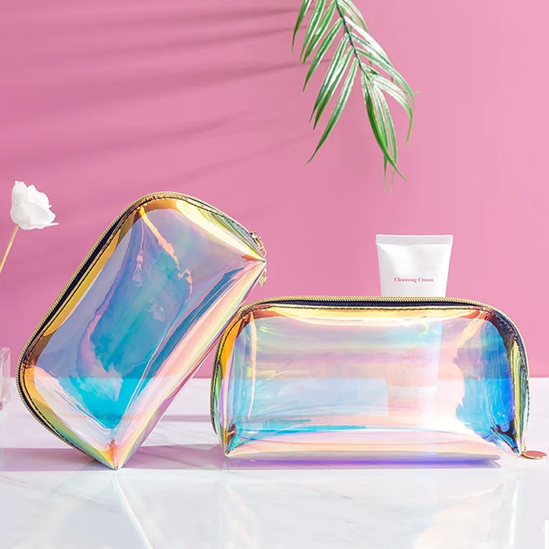 Symphony Transparent Laser Semicircle Cosmetic Bag Makeup Brush Bag Travel Wash Bag Portable Storage Bag
Symphony Transparent Laser Semicircle Cosmetic Bag Makeup Brush Bag Travel Wash Bag Portable Storage Bag