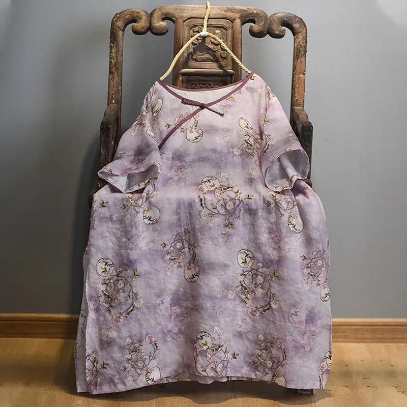 Women Loose Printed Ramie Blouse Tops Ladies Vintage Print Summer Ramie Shirt Long Tops Female 2020 Ramie Blouses
Women Loose Printed Ramie Blouse Tops Ladies Vintage Print Summer Ramie Shirt Long Tops Female 2020 Ramie Blouses