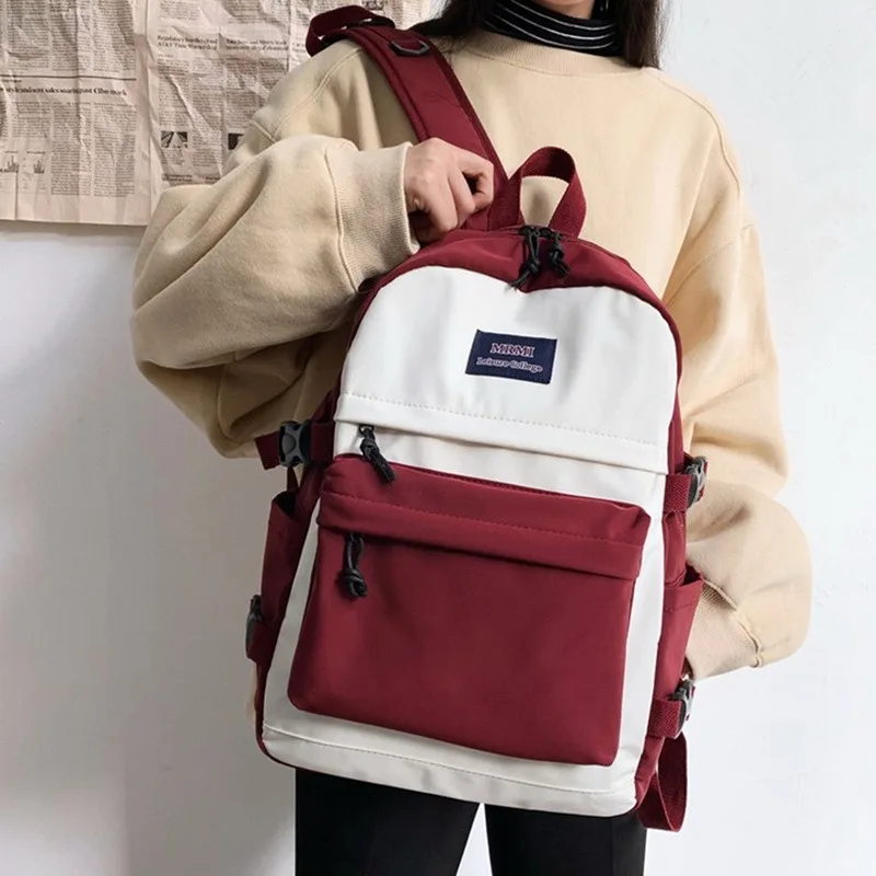 Women's Backpack Waterproof Nylon Backpack Female Large Capacity Travel Bag Korean Vintage Girl Shoulder Bags Schoolbag Mochila
Women's Backpack Waterproof Nylon Backpack Female Large Capacity Travel Bag Korean Vintage Girl Shoulder Bags Schoolbag Mochila