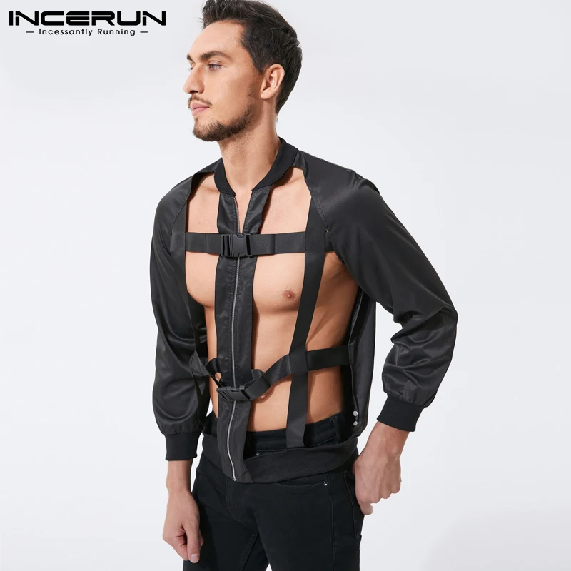Tops 2021 Men Jackets Casual Streetwear Shirts INCERUN Male Long Sleeved Hollow Out Zipper Up Hot Sale Comeforable Jackets S-5XL
Tops 2021 Men Jackets Casual Streetwear Shirts INCERUN Male Long Sleeved Hollow Out Zipper Up Hot Sale Comeforable Jackets S-5XL