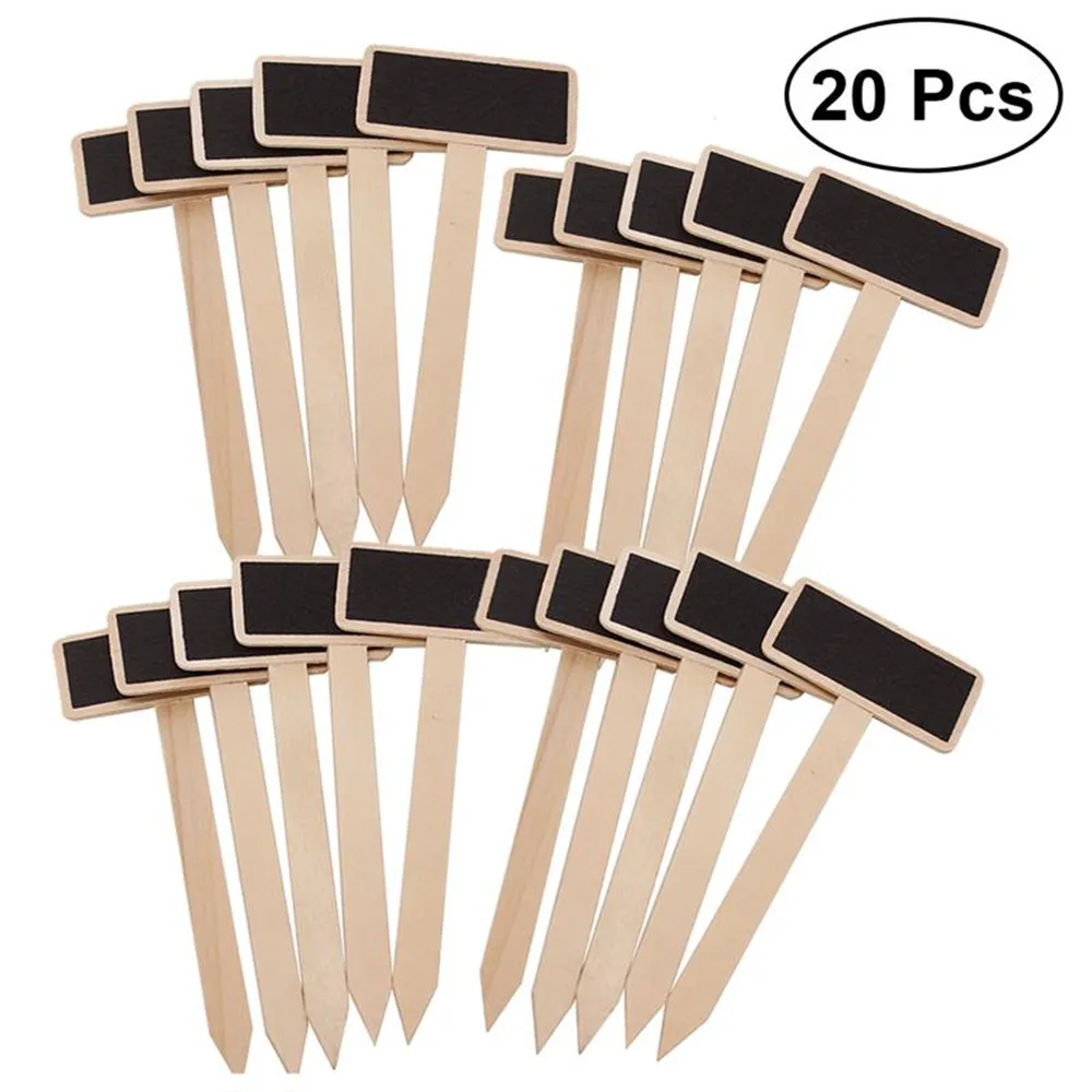 20pcs Mini Wooden Chalkboard Plant Markers Creative Blackboard Signs Garden Flowers And Plants Tags Garden Decoration Tools
20pcs Mini Wooden Chalkboard Plant Markers Creative Blackboard Signs Garden Flowers And Plants Tags Garden Decoration Tools