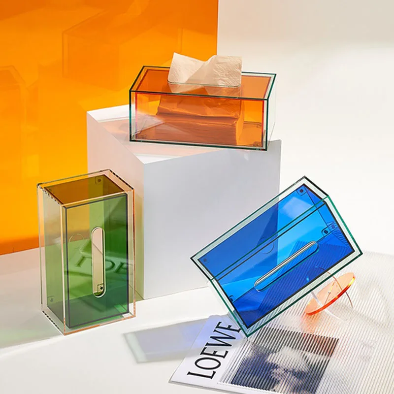 BOUSSAC Simple and Modern Acrylic Tissue Dining Table Storage Tea Paper Box Home Living Room Creative Decoration
BOUSSAC Simple and Modern Acrylic Tissue Dining Table Storage Tea Paper Box Home Living Room Creative Decoration