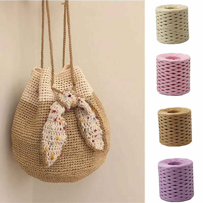 200m/roll Colored Raffia Paper Rope Eco-Friendly Paper Craft Baking Packaging Belt Rope DIY Knitting Weaving Tool for Children
200m/roll Colored Raffia Paper Rope Eco-Friendly Paper Craft Baking Packaging Belt Rope DIY Knitting Weaving Tool for Children
