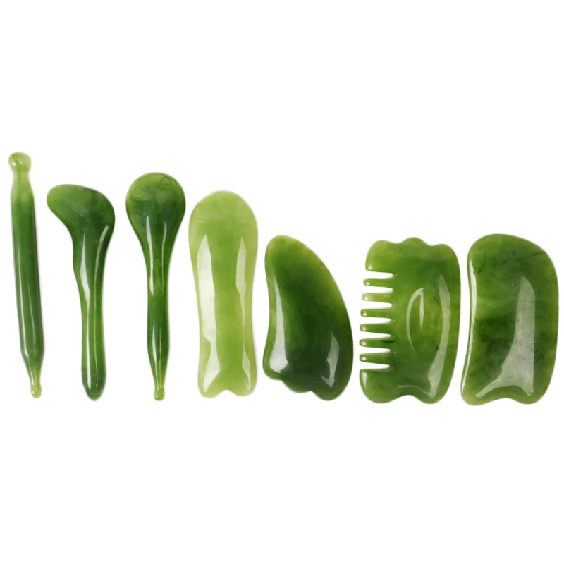 Gua Sha, Jade Stone Guasha Massage Scraping, Gua sha Board for Facial and Body Skin Massage. Gua Sha Tool for Prevents
Gua Sha, Jade Stone Guasha Massage Scraping, Gua sha Board for Facial and Body Skin Massage. Gua Sha Tool for Prevents