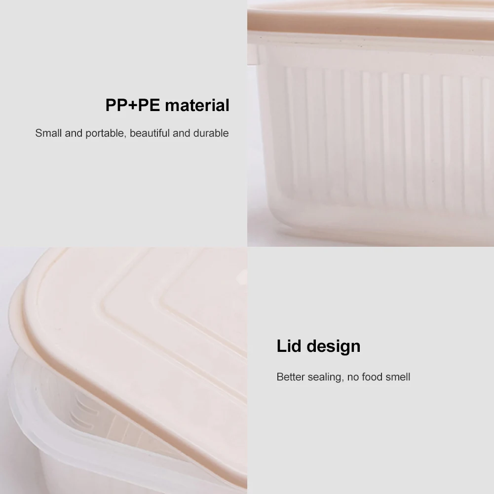 Kitchen Fresh-keeping Box Double Plastic For Refrigerator Food Crisper Debris Fridge Box For Kitchenware Accessories Tools
Kitchen Fresh-keeping Box Double Plastic For Refrigerator Food Crisper Debris Fridge Box For Kitchenware Accessories Tools