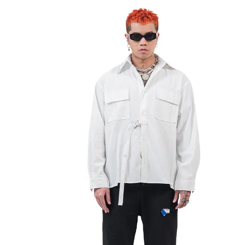 Vivgae fashion brand men's 2021 spring and summer new tooling long sleeve shirt basic base shirt
Vivgae fashion brand men's 2021 spring and summer new tooling long sleeve shirt basic base shirt