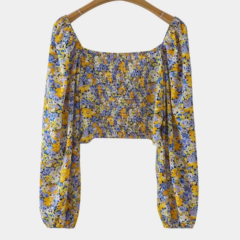 Western Style Women's Clothing Autumn Fashionable Floral Bow Knotted Shirt Pastoral Short Blouse Ladies Long Sleeve Streetwear
Western Style Women's Clothing Autumn Fashionable Floral Bow Knotted Shirt Pastoral Short Blouse Ladies Long Sleeve Streetwear