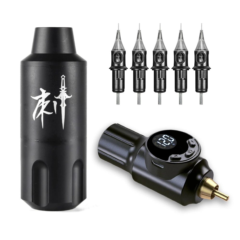 Rotary Tattoo Machine Set Kit Power Supply Mini 1500MAH Wireless RCA Connector Battery Cord Tattoo Rotary Pen Working 4-12V
Rotary Tattoo Machine Set Kit Power Supply Mini 1500MAH Wireless RCA Connector Battery Cord Tattoo Rotary Pen Working 4-12V