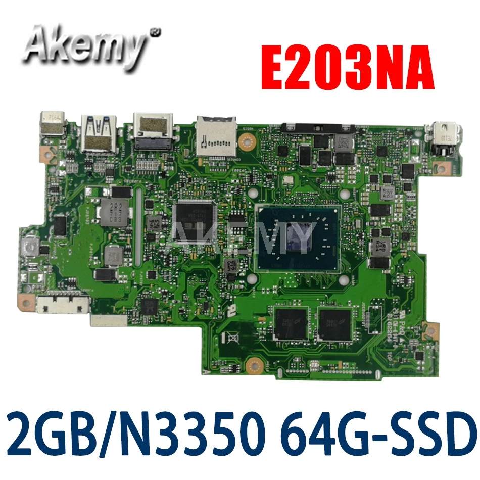 ERILLES 90NB0EZ0-R00160 Motherboard For Asus E203N E203NA E203NAS E203NAH E203M E203MA Laotop Mainboard 2G/N3350 64G-SSD
ERILLES 90NB0EZ0-R00160 Motherboard For Asus E203N E203NA E203NAS E203NAH E203M E203MA Laotop Mainboard 2G/N3350 64G-SSD