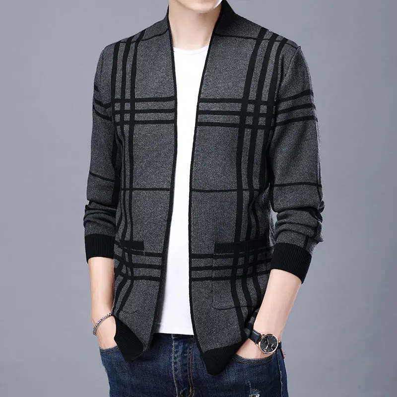 2022 Men Spring Autum New Casual Knit Cardigan Outwear Male V-neck Striped Sweater Jackets Men Long Sleeve Casual Jackets W900
2022 Men Spring Autum New Casual Knit Cardigan Outwear Male V-neck Striped Sweater Jackets Men Long Sleeve Casual Jackets W900