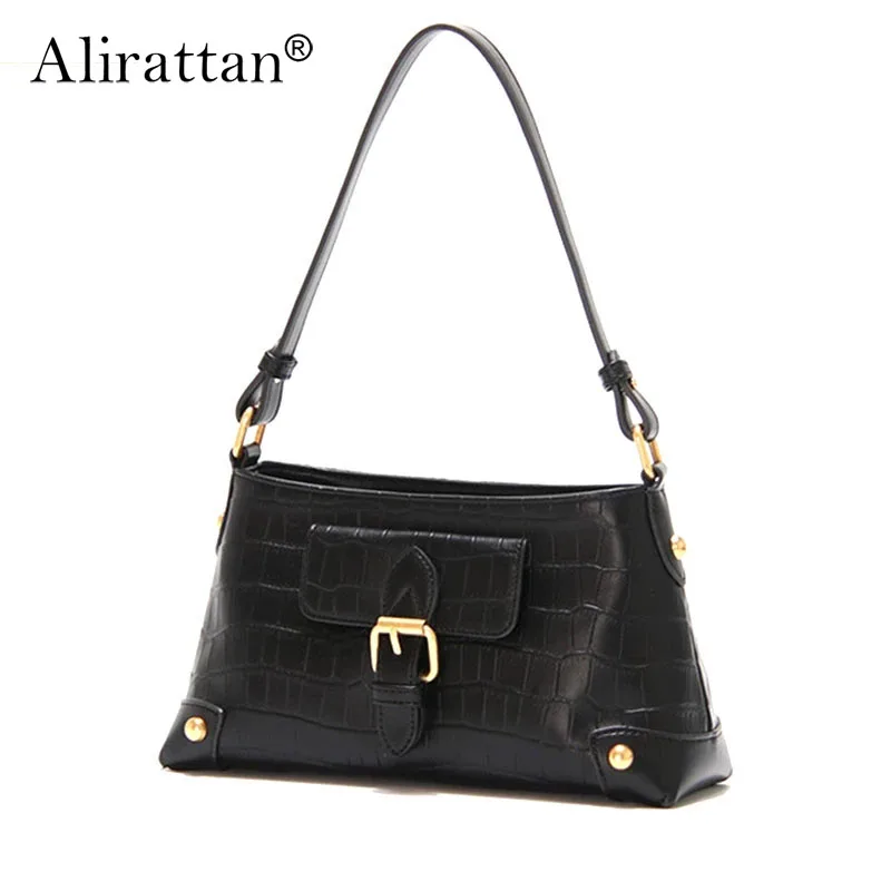 Women Crocodile Pattern Shoulder Bag Fshion Designer Shoulder Messenger Bag Trendy Travel Shopping Bags Tote Ins K162
Women Crocodile Pattern Shoulder Bag Fshion Designer Shoulder Messenger Bag Trendy Travel Shopping Bags Tote Ins K162