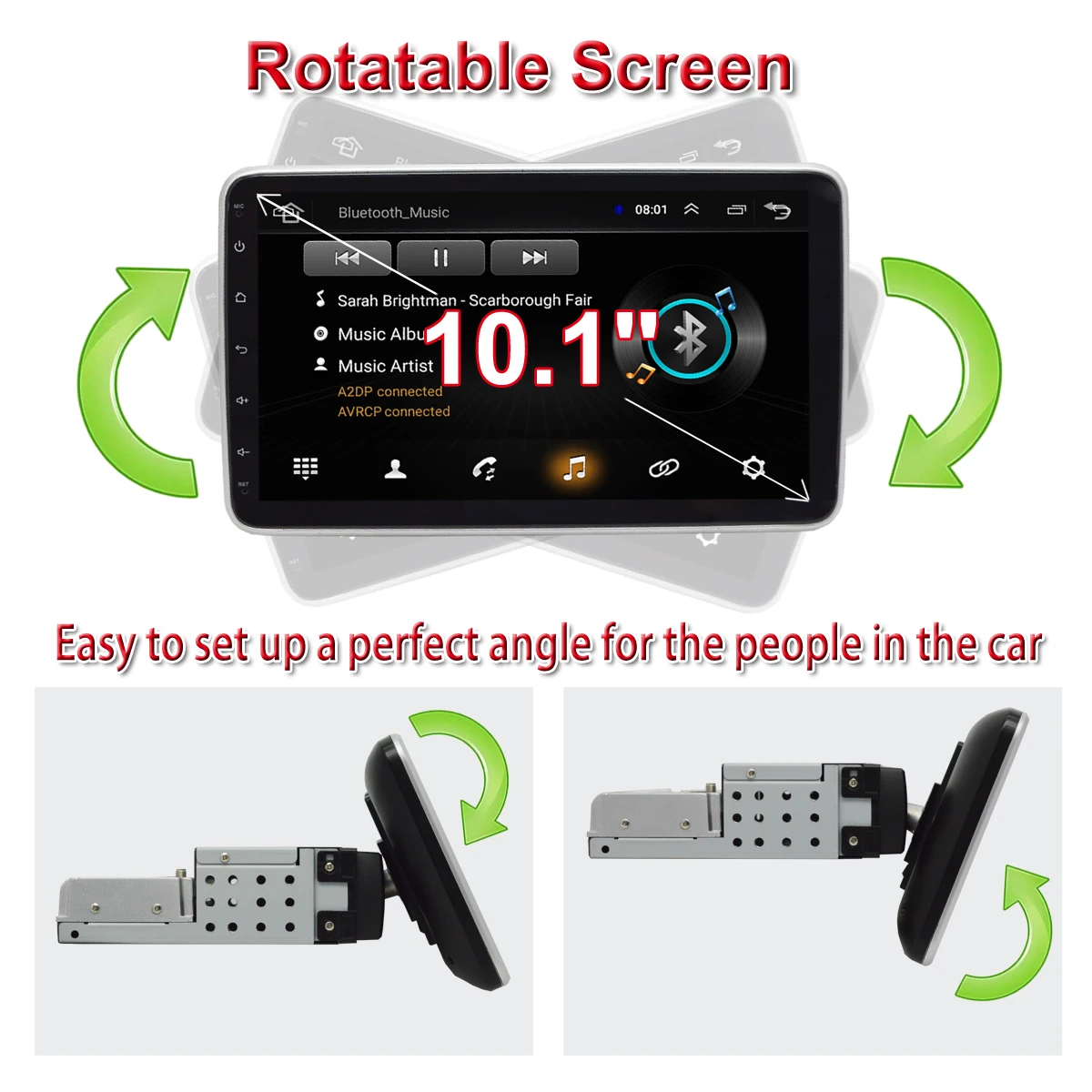 Universal 1 Din Car Multimedia Player 9/10.1 inch Touch Screen Android Radio Stereo GPS WiFi Audio Video MP5 | Автомобили и