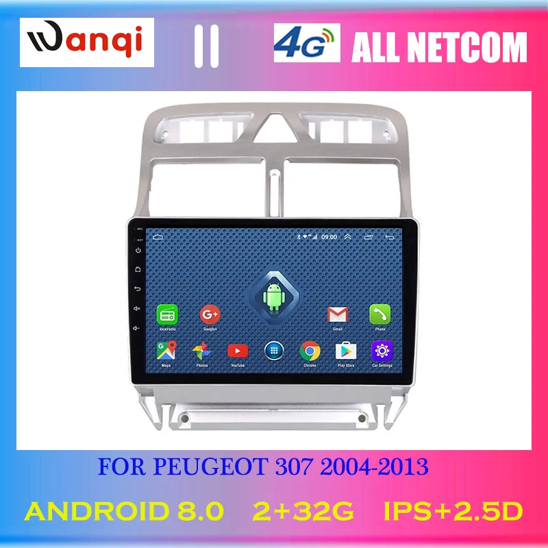 4G Lte All Netcom 2 + 32G Android 9. 0 2.5D полноразмерный сенсорный экран 9 дюймов Автомобильный GPS