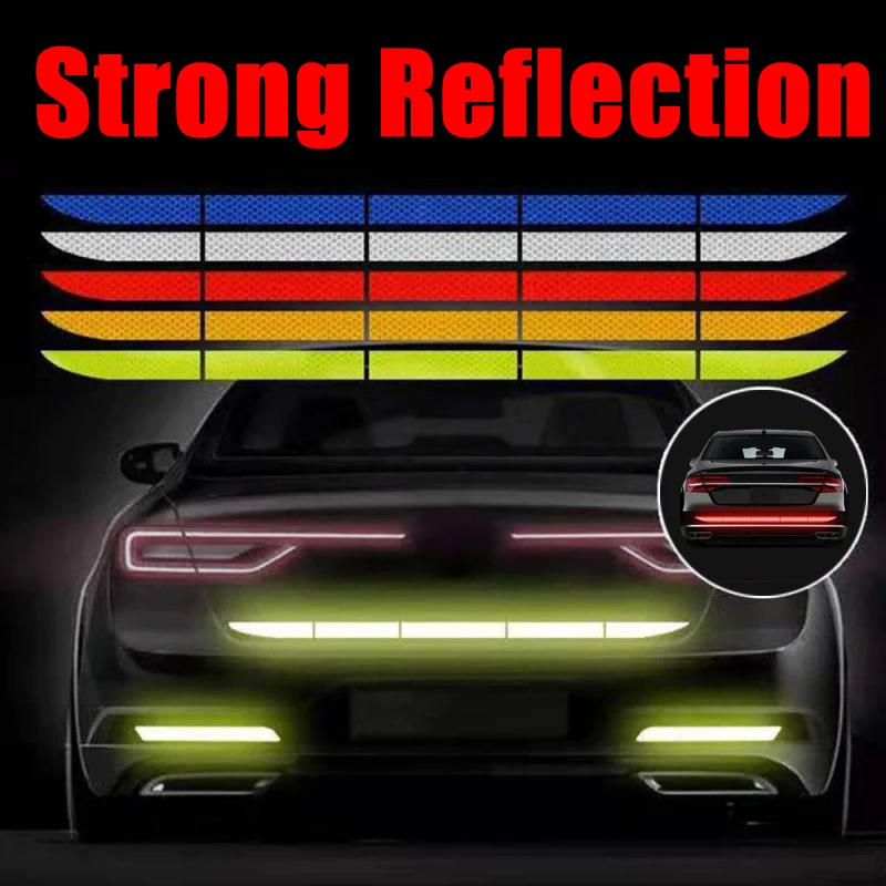 Car Tail Reflective Sticker Rainproof Body Warning Safety Tape Car Body Decal Warning Strip for Night Driving Car Accessories
Car Tail Reflective Sticker Rainproof Body Warning Safety Tape Car Body Decal Warning Strip for Night Driving Car Accessories