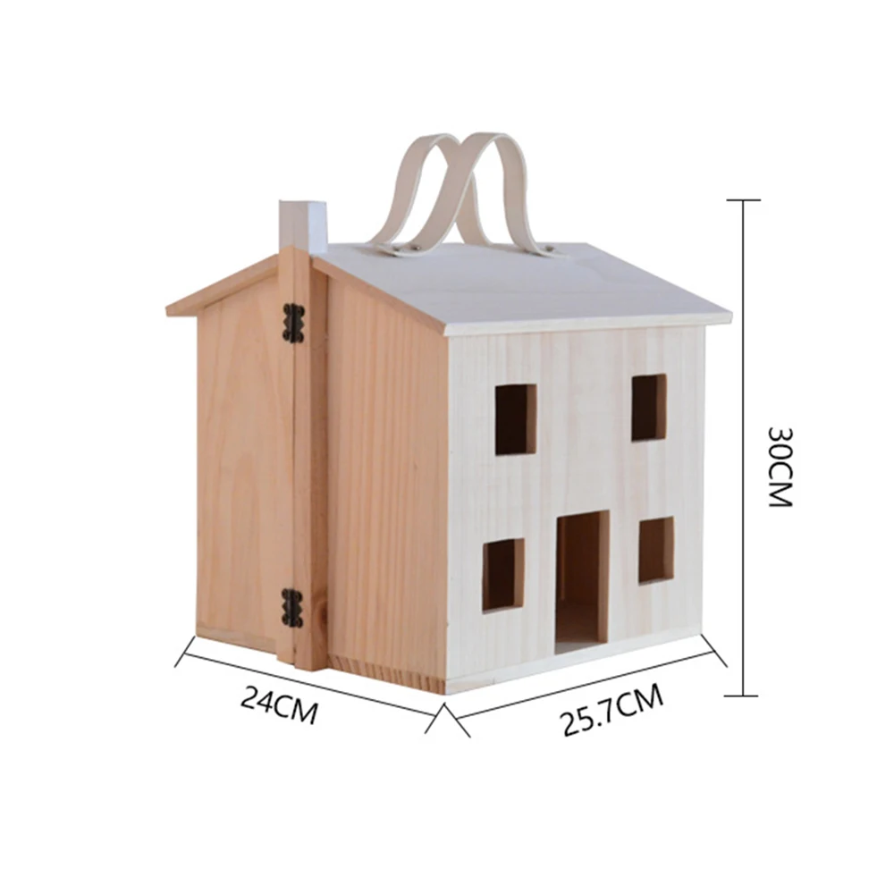 Wooden Pretend Play Doll House Toy DIY House Toy Miniature Playset Portable Dollhouse Toddler Girls Kids Toy with Family Pets
Wooden Pretend Play Doll House Toy DIY House Toy Miniature Playset Portable Dollhouse Toddler Girls Kids Toy with Family Pets