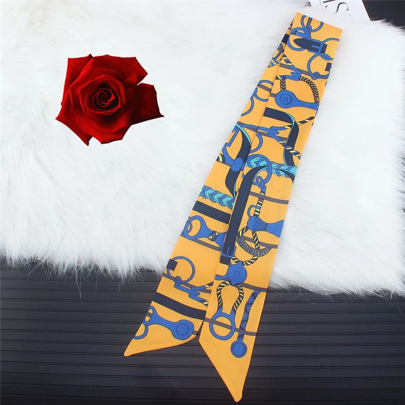 Brand bag scarf belt stitching luxury brand ladies summer silk scarf narrow ribbon headband women's bandanas MR25
Brand bag scarf belt stitching luxury brand ladies summer silk scarf narrow ribbon headband women's bandanas MR25