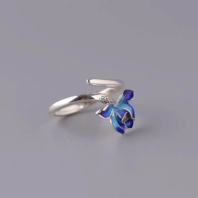 CMajor S925 Silver Cloisonne Lotus Peace auspicious Open Ring Adjustable Sterling Silver Jewelry Ring For Women
CMajor S925 Silver Cloisonne Lotus Peace auspicious Open Ring Adjustable Sterling Silver Jewelry Ring For Women