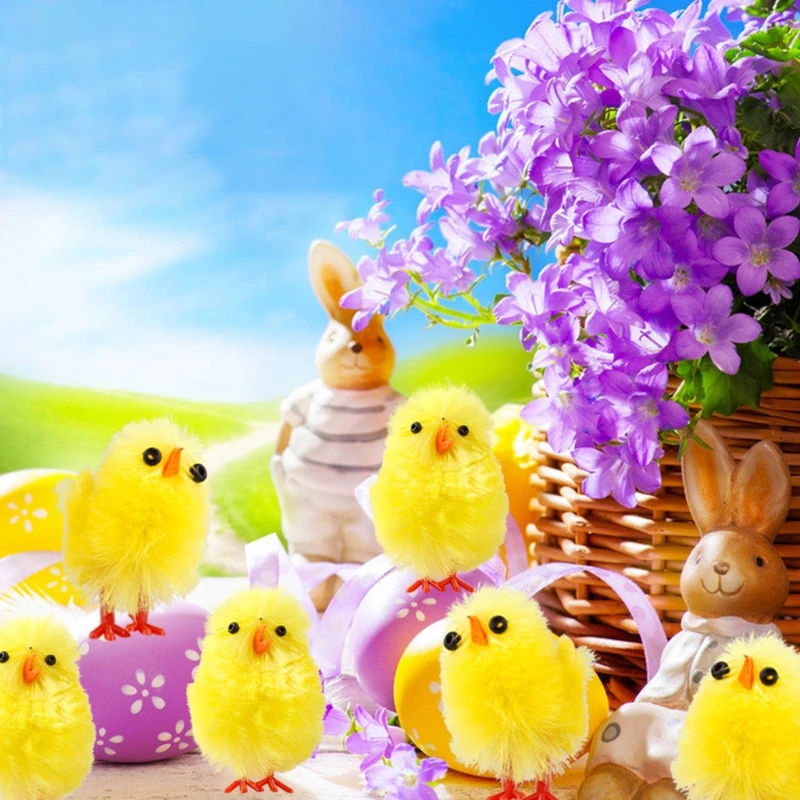 36x Creative Mini Easter Simulation Bright Colors Chicks Cute Fully for Festival Party Easter Egg Bonnet Home Decoratio
36x Creative Mini Easter Simulation Bright Colors Chicks Cute Fully for Festival Party Easter Egg Bonnet Home Decoratio