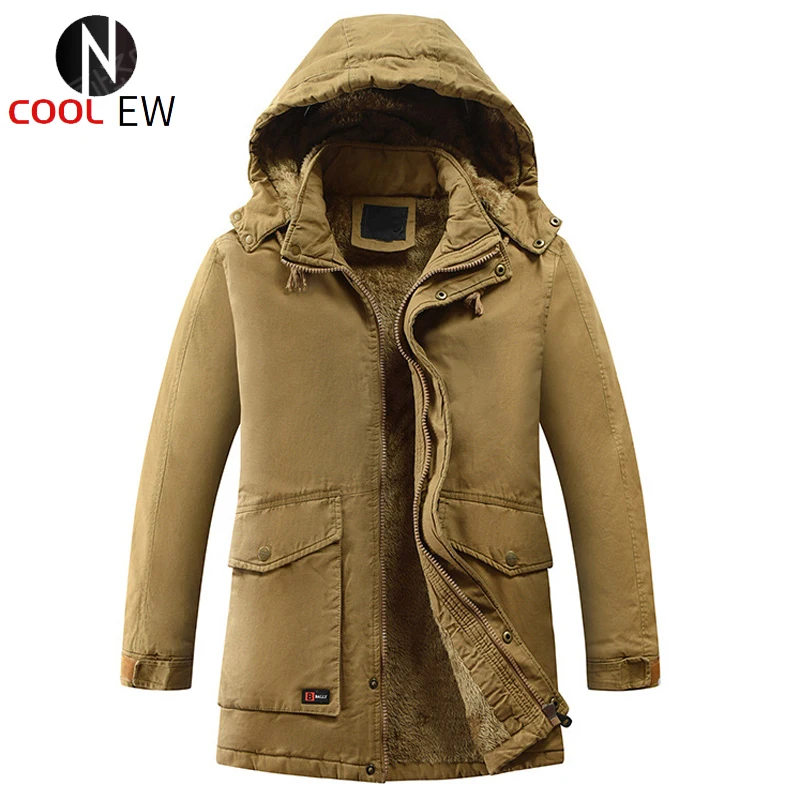 Парка мужская флисовая с капюшоном, толстая теплая куртка в стиле милитари, тренчкот в русском стиле, бархатная ветровка, пальто на зиму
Парка мужская флисовая с капюшоном, толстая теплая куртка в стиле милитари, тренчкот в русском стиле, бархатная ветровка, пальто на зиму