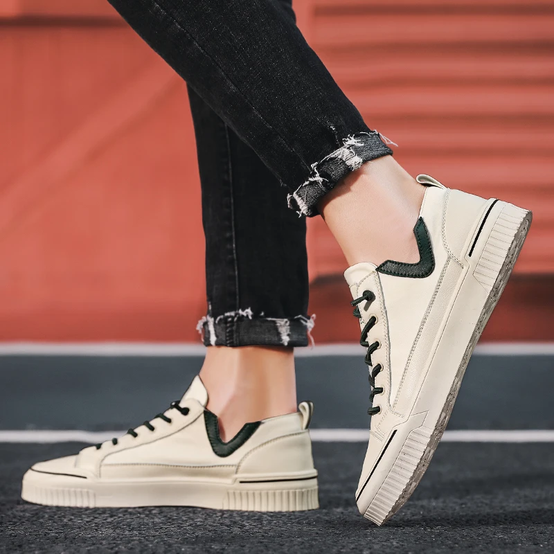 Board Shoes Casual Sports Shoes Mens Slip On Men Leather Zapatos Casuales Para Hombre De Cuero Sneaker For Sneakers Fashion
Board Shoes Casual Sports Shoes Mens Slip On Men Leather Zapatos Casuales Para Hombre De Cuero Sneaker For Sneakers Fashion