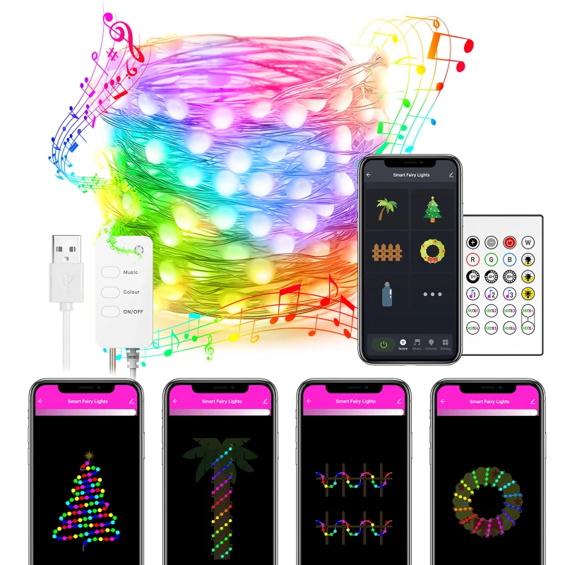 Tuya WI-FI гирлянды светодиодные светильник s Фея Светильник Красочные RGB IP65 светильник работать с Alexa Google Home Водонепроницаемый музыкальной синх...
Tuya WI-FI гирлянды светодиодные светильник s Фея Светильник Красочные RGB IP65 светильник работать с Alexa Google Home Водонепроницаемый музыкальной синх...
