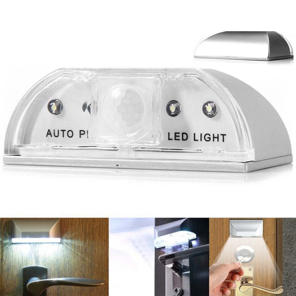 Practical led Night Light Intelligent Auto PIR Door Lock Induction Lamp Door Keyhole IR Motion Sensor Heat Detector 4 LED Lights
Practical led Night Light Intelligent Auto PIR Door Lock Induction Lamp Door Keyhole IR Motion Sensor Heat Detector 4 LED Lights