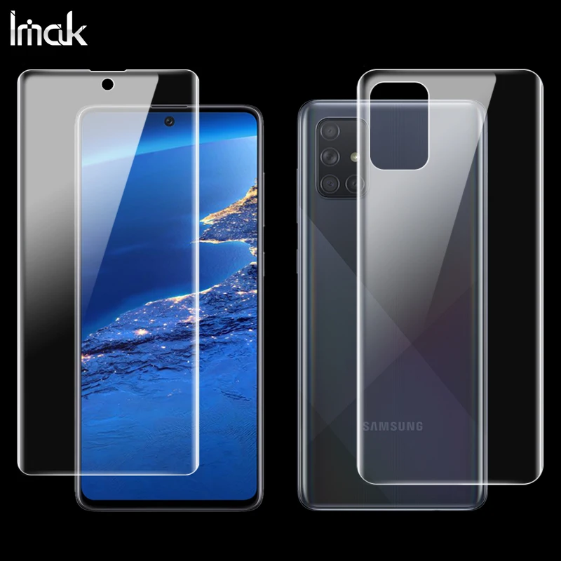 Imak 2 шт. Чувствительная прозрачная Гидрогелевая тонкая пленка для Samsung Galaxy A71 3D полное покрытие изогнутая мягкая защита экрана Galaxy A71
Imak 2 шт. Чувствительная прозрачная Гидрогелевая тонкая пленка для Samsung Galaxy A71 3D полное покрытие изогнутая мягкая защита экрана Galaxy A71
