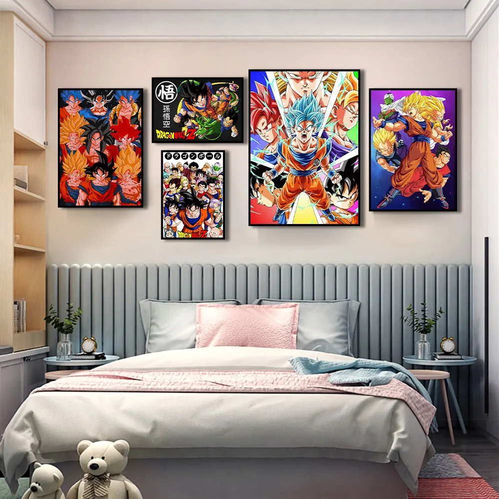 Japanese Anime Posters Dragon Ball Z Characters Painting Prints Canvas Wall Art Son Goku Pictures for Children Room Decor Manga
Japanese Anime Posters Dragon Ball Z Characters Painting Prints Canvas Wall Art Son Goku Pictures for Children Room Decor Manga