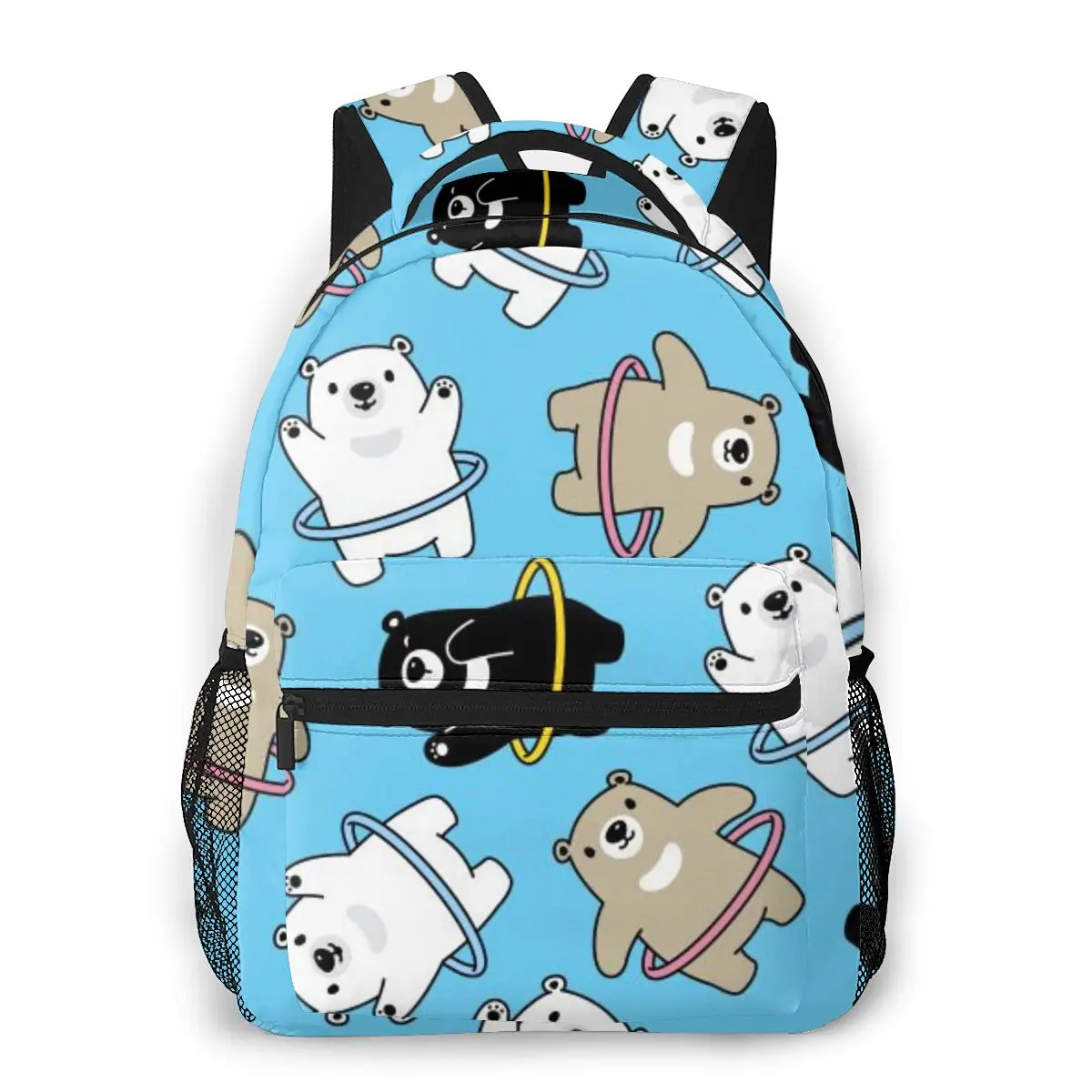 School Bags for Teenagers Boys School Bag Boy Cartoon Polar Bear With Hula Hoop Sport Students Book Satchels 
School Bags for Teenagers Boys School Bag Boy Cartoon Polar Bear With Hula Hoop Sport Students Book Satchels