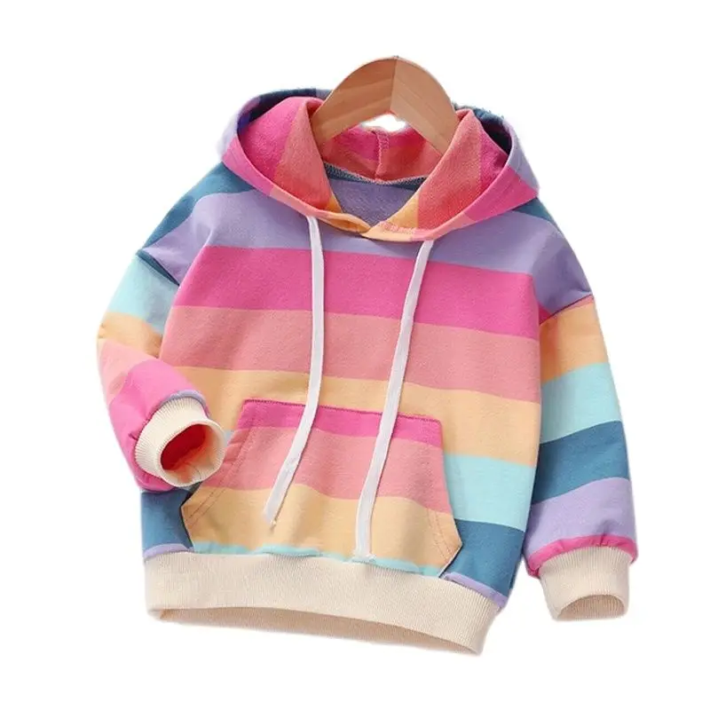 2-16 Years Rainbow Hooded Pullover Sweater For Girls Kids Teenagers Children Sport Clothes 2021 New Fashion Cute Hoodie Sweaters
2-16 Years Rainbow Hooded Pullover Sweater For Girls Kids Teenagers Children Sport Clothes 2021 New Fashion Cute Hoodie Sweaters