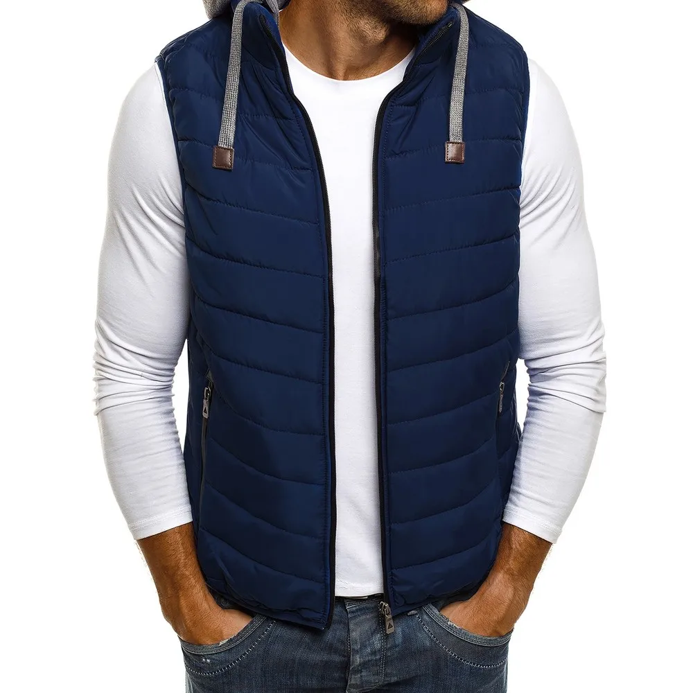 ZOGAA Winter Men Parkas Vest Cotton Thick Sleeveless Hooded Parka Vest Male Light Weight Warm Jacket Zipper Solid Slim Fit Coats
ZOGAA Winter Men Parkas Vest Cotton Thick Sleeveless Hooded Parka Vest Male Light Weight Warm Jacket Zipper Solid Slim Fit Coats